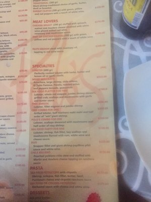 Menu photo 2 Polo's Puerto Vallarta, JAL