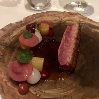 Quince - Dry aged Sonoma duck - French Near Me - San Francisco, California Quince - Dry aged Sonoma duck - French Near Me - San Francisco, California