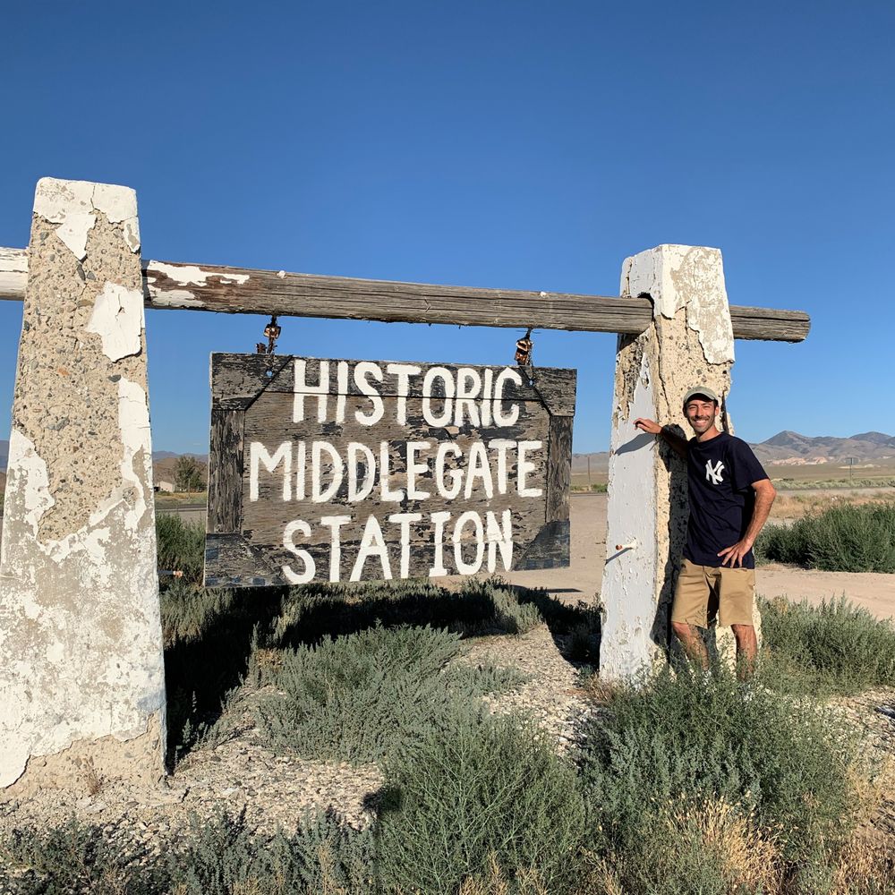 Middlegate Station - Outside Middlegate Station....right off Highway 50 - Loneliest Road in America! - American Near Me - Fallon, Nevada Middlegate Station - Outside Middlegate Station....right off Highway 50 - Loneliest Road in America! - American Near Me - Fallon, Nevada