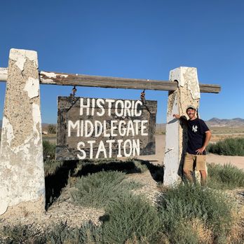Middlegate Station - Outside Middlegate Station....right off Highway 50 - Loneliest Road in America! - American Near Me - Fallon, Nevada Middlegate Station - Outside Middlegate Station....right off Highway 50 - Loneliest Road in America! - American Near Me - Fallon, Nevada