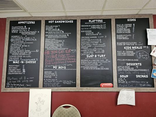 Menu photo 1 Pappys Q Jacobus, PA