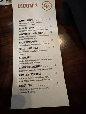 Menu photo 2 Cedar & Main Tavern Hopkinton, NH