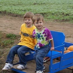 Kinder Kids Excellence In Childcare - My boys at the pumpkin patch with miyagi's school kinder kids!