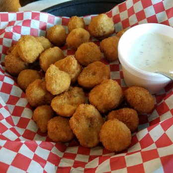 Spanky's Pizza - My Dad ordered these; fried mushrooms. He was glad that they weren't heavy, but because they have water inside you may scald your mouth! - Pizza Near Me - Pasadena, Texas Spanky's Pizza - My Dad ordered these; fried mushrooms. He was glad that they weren't heavy, but because they have water inside you may scald your mouth! - Pizza Near Me - Pasadena, Texas