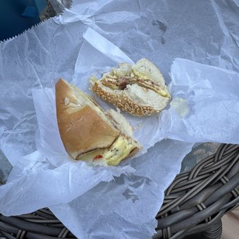 New York Bagel Baking - That's a bacon sandwich not sausage - Bagels Near Me - Southfield, Michigan New York Bagel Baking - That's a bacon sandwich not sausage - Bagels Near Me - Southfield, Michigan