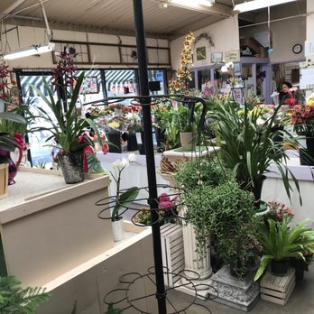The Flower Market - View of the store from the back. Behind me was a fridge full of beautiful roses. - Florists Near Me - Monterey, California
