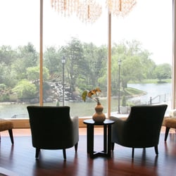 Healing Waters - Relaxation lounge overlooking Bradley Fair Lake.