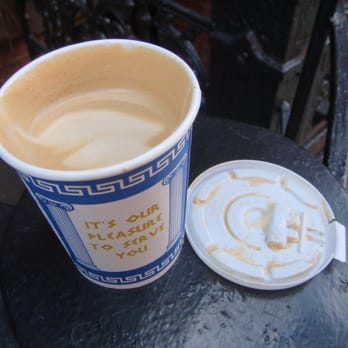 Abraco - Caffe Latte to-go, sipped - Coffee Roasteries Near Me - New York, New York Abraco - Caffe Latte to-go, sipped - Coffee Roasteries Near Me - New York, New York