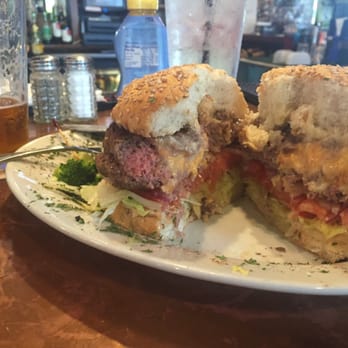 Adventures Pub & Spirits - Juicy Lucy med rare. - Pubs Near Me - Biloxi, Mississippi