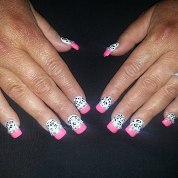 Mindy's Nails & Spa - Hot pink, bling and cheetah! Mindy does beautiful work! - Massage Near Me - Yucaipa, California Mindy's Nails & Spa - Hot pink, bling and cheetah! Mindy does beautiful work! - Massage Near Me - Yucaipa, California