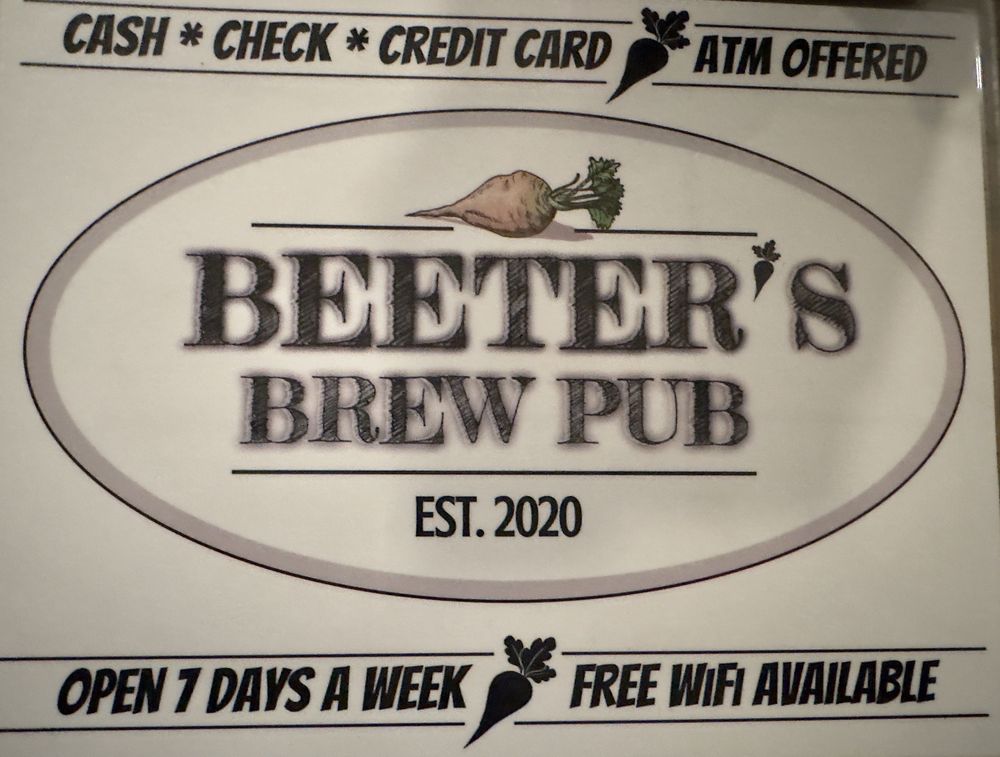 BEETER’S BREW PUB 902 E Pine St, Sebewaing, Michigan Brewpubs