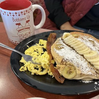 The Flipping Egg - Senior breakfast with banana nut pancakes - Breakfast & Brunch Near Me - Abilene, Texas