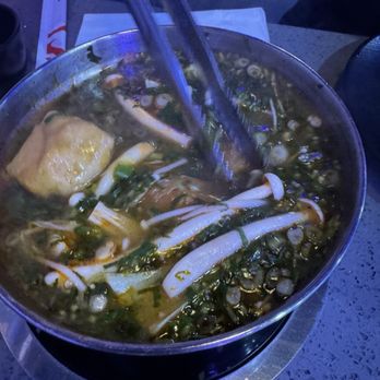 KPOT Korean BBQ & Hot Pot - Another soup with a variety of vegetable. Very flavorful! - Korean Near Me - Brandon, Florida