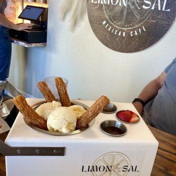 Limon & Sal - The cutest churro cart dessert! - Mexican Near Me - Westminster, Colorado