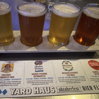 Yard House - Oktoberfest Sampler - Bars Near Me - Raleigh, North Carolina Yard House - Oktoberfest Sampler - Bars Near Me - Raleigh, North Carolina