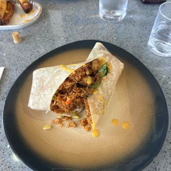 Masarap Cafe - oxtail wrap - African Near Me - West Hollywood, California