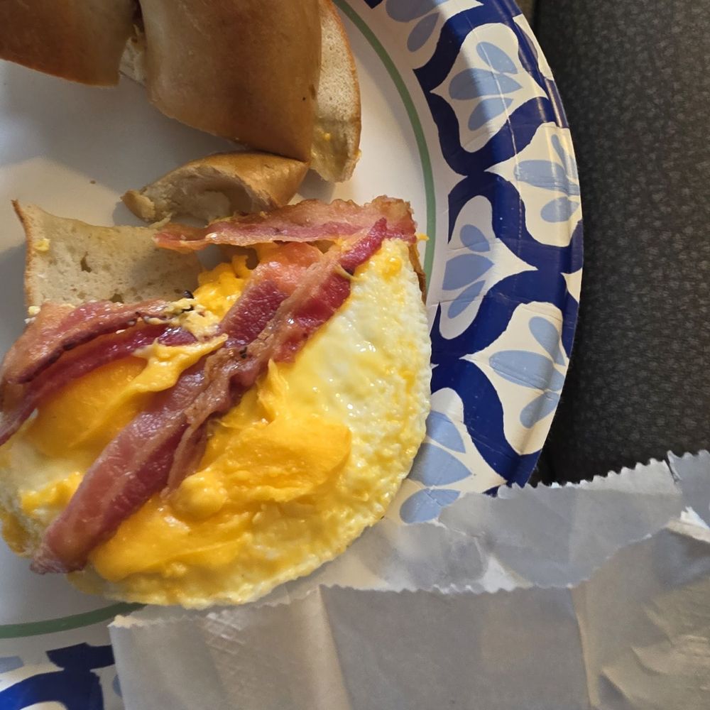 Dunkin' - Didn't eat it! Gave it to my dogs. Not a fan of American cheese! - Coffee & Tea Near Me - Covington, Georgia
