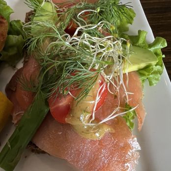 Copenhagen Corner - Smoked salmon slider - Diners Near Me - Laguna Niguel, California