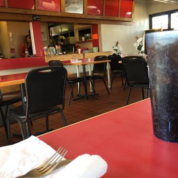 Senor Burritos - a restaurant with a red table and chairs - Mexican Near Me - Lakewood, Colorado