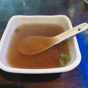 Kobe Bar & Grill - Onion soup comes with the Hibachi, very tasty and full of flavor!!! - Japanese Near Me - Waldorf, Maryland