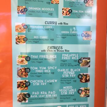 Thai Farm Fresh - Menu Board - Food Trucks Near Me - Paia, Hawaii Thai Farm Fresh - Menu Board - Food Trucks Near Me - Paia, Hawaii