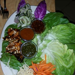 Asian Chicken Lettuce Wrap Tacos Asian Chicken Lettuce Wrap Tacos