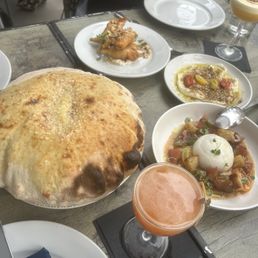 Burrata and tomato Bread with ricotta Squash blossoms The napolitano is a great drink must try if you like passionfruit Burrata and tomato Bread with ricotta Squash blossoms The napolitano is a great drink must try if you like passionfruit