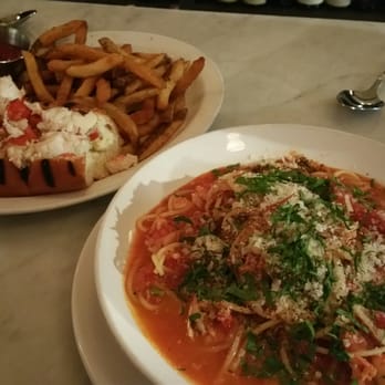 Neptune Oyster - Warm lobster roll and lobster spaghetti (Monday dish) - Seafood Near Me - Boston, Massachusetts Neptune Oyster - Warm lobster roll and lobster spaghetti (Monday dish) - Seafood Near Me - Boston, Massachusetts