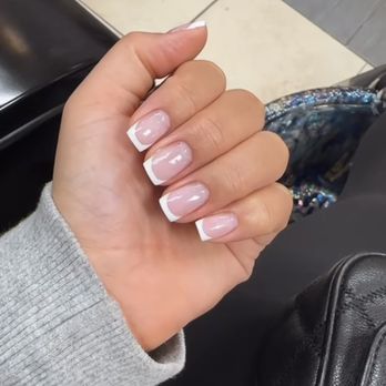 Bombshell Nails & Spa - French tip using gel builder #10 - Nail Salons Near Me - Elk Grove, California Bombshell Nails & Spa - French tip using gel builder #10 - Nail Salons Near Me - Elk Grove, California