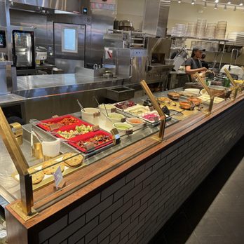 Elite Week: Brassica - Food selection area - Yelp Events Near Me - Houston, Texas