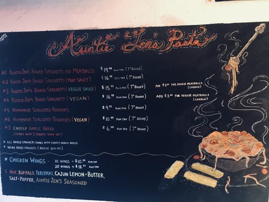 Menu photo 2 Auntie Jen's Pizzeria Vancouver, BC