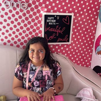 The Pamper Glamper - Bday girl smiling from ear to ear! - Kids Activities Near Me The Pamper Glamper - Bday girl smiling from ear to ear! - Kids Activities Near Me