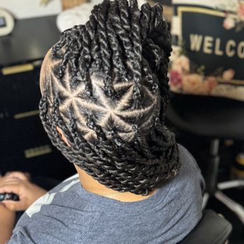 Joychosen Braids - Twists with triangle parts - Hair Stylists Near Me
