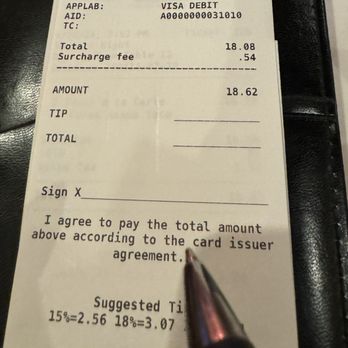 Roberto's Cafe - Paid with a DEBIT card. Total from the prior receipt was $18.03. Now, it's $18.08. Are the guys from Office Space handling invoicing? - Mexican Near Me - Mammoth Lakes, California Roberto's Cafe - Paid with a DEBIT card. Total from the prior receipt was $18.03. Now, it's $18.08. Are the guys from Office Space handling invoicing? - Mexican Near Me - Mammoth Lakes, California