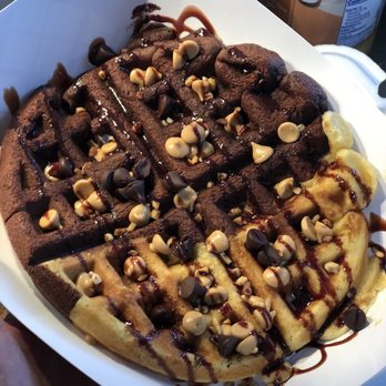 Waffle Haven - Peanut  butter waffle - Food Trucks Near Me