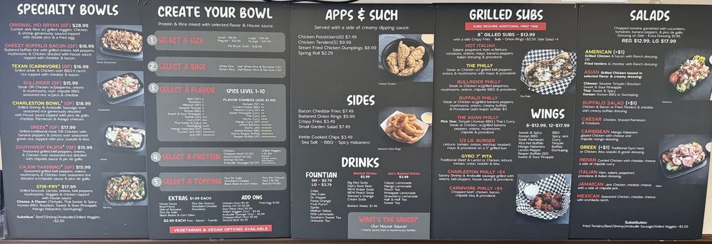 The Tasty Bowl Subs N Such