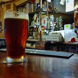 Hi- B Bar - Secret shot! Best beer. Rebel Red by Franciscan Well.