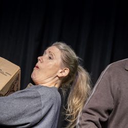 Rogue Theater Company - Robin Goodrin Nordli and Michael Elich in CHAPATTI