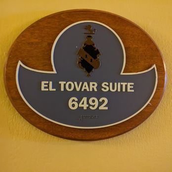 El Tovar Hotel - Sign on the wall outside the suite - Hotels Near Me - Grand Canyon, Arizona El Tovar Hotel - Sign on the wall outside the suite - Hotels Near Me - Grand Canyon, Arizona