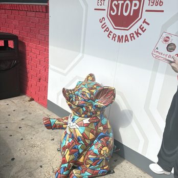 The Best Stop Supermarket - Outside. Check out the mosaic pig! - Grocery Near Me - Scott, Louisiana The Best Stop Supermarket - Outside. Check out the mosaic pig! - Grocery Near Me - Scott, Louisiana