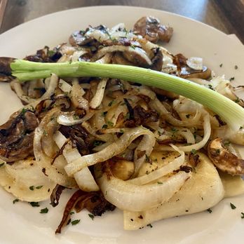 Nostrovia Brewing - [potato] pierogi with mushrooms - Brewpubs Near Me - Erie, Pennsylvania