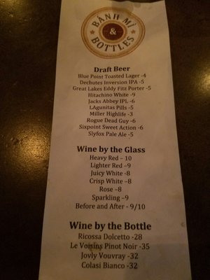 Bánh Mì and Bottles by null