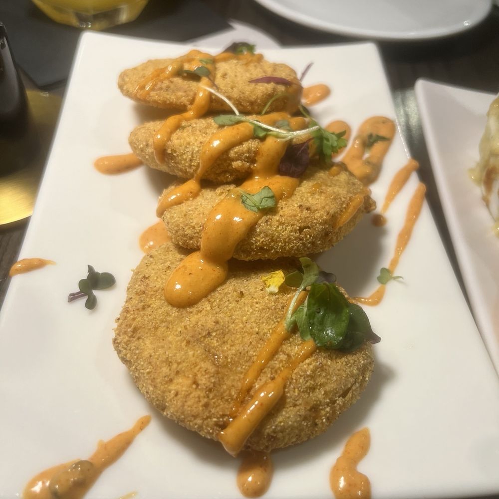 Gocha's Tapas Bar - Fried green tomatoes - Tapas Bars Near Me - Atlanta, Georgia Gocha's Tapas Bar - Fried green tomatoes - Tapas Bars Near Me - Atlanta, Georgia