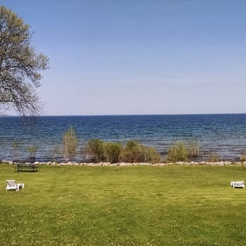 Baymont by Wyndham St. Ignace Lakefront - The view from our balcony. - Hotels Near Me - Saint Ignace, Michigan