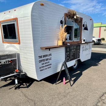 The Brew Life Coffee Bar - Another shot of the trailer. - Coffee & Tea Near Me - Tracy, California