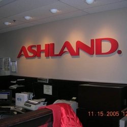 Young Signs - Did you know sign work can extend into your office as well?  We set this up for Ashland Inc.'s home office.