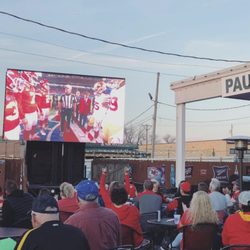 Nerotek Industries - SuperBowl broadcast with a great crowd in Kansas City