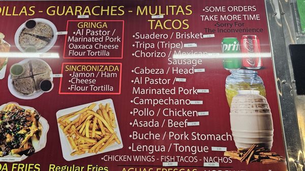 Menu photo 4 El Pastorcito Taco II Arcadia, CA Menu photo 4 El Pastorcito Taco II Arcadia, CA