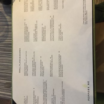 Peppervine - Menu 5/2019 - New American Near Me - Charlotte, North Carolina Peppervine - Menu 5/2019 - New American Near Me - Charlotte, North Carolina