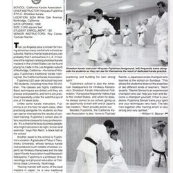 Black Belt Magazine April 1991, CKA feature